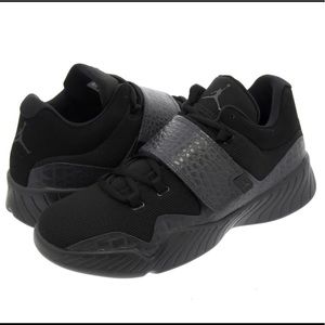 jordan with strap over laces